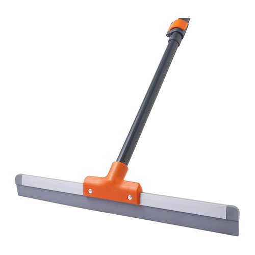 CLEANHOME Rubber Floor Squeegee with Extendable Long Handle